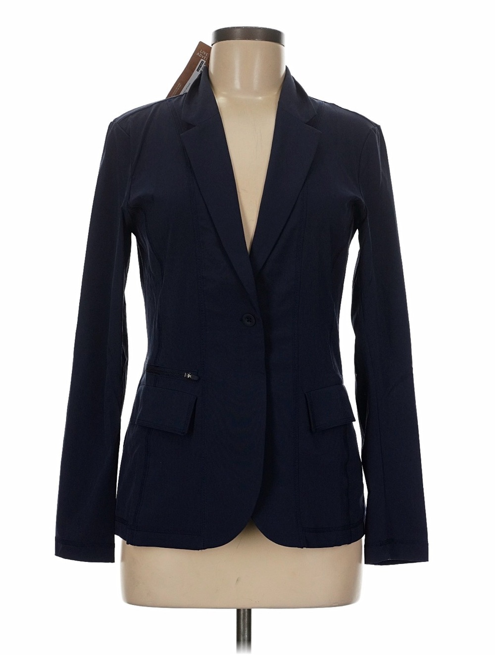 Eddie Bauer Navy Single-Button Women's Blazer
